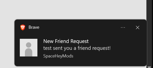 Friend Request Notification